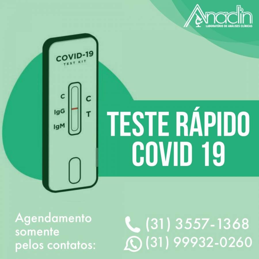 Teste rápido - COVID 19